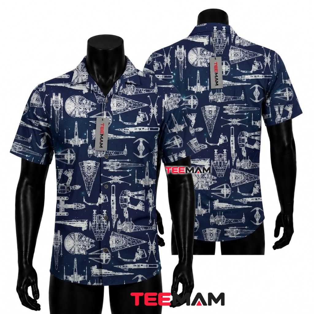 Stitch Hawaiian Shirt American Flag Eagle Design