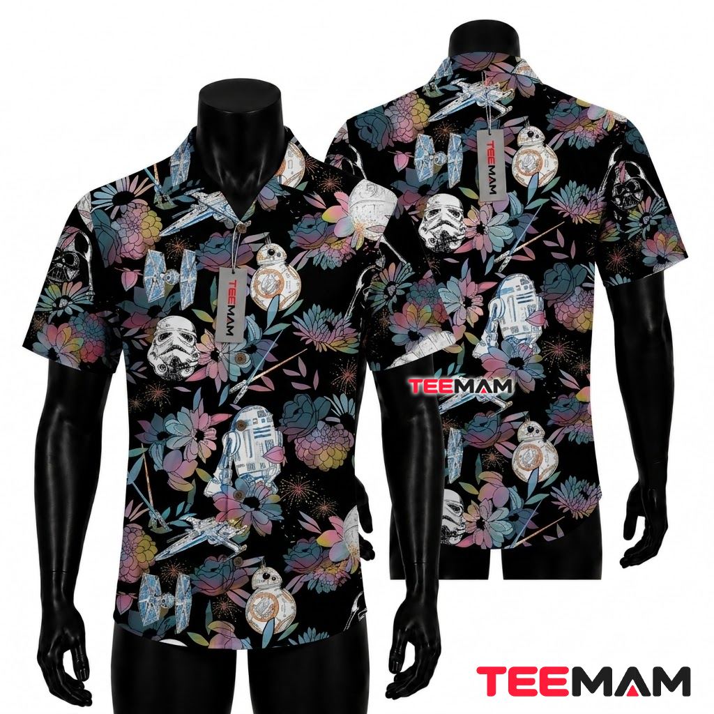 Stitch Hawaiian Shirt Aloha Beach Vacation Palm Tree