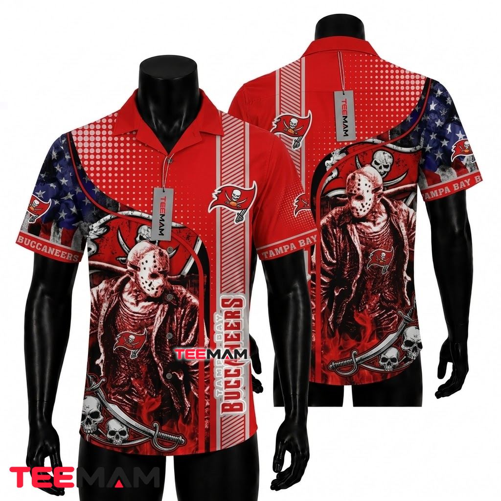 Tampa Bay Buccaneers Hawaiian Shirt Jason Voorhees Front