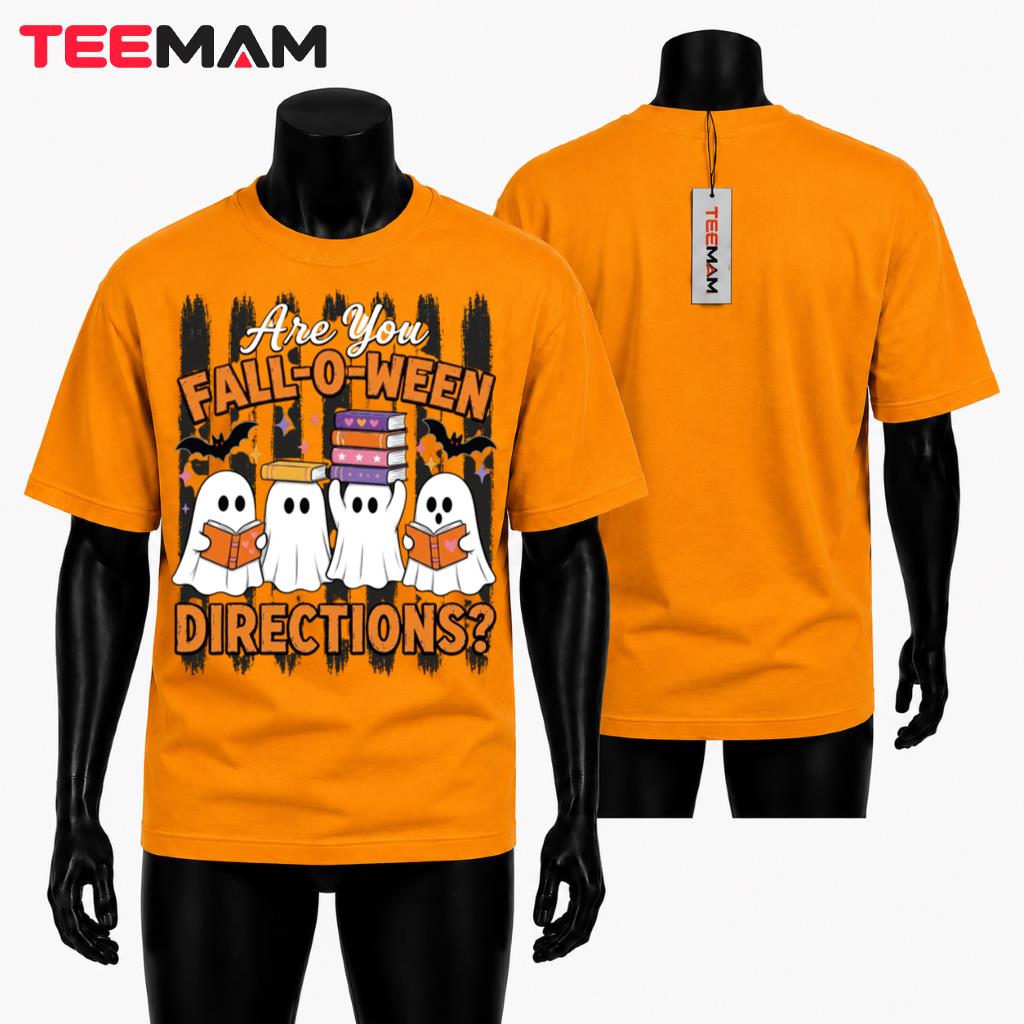 Teacher Halloween T-Shirt Fall O Ween Directions