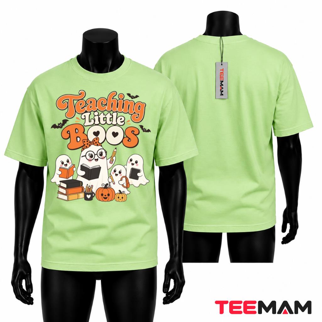 Teacher Halloween T-Shirt Teaching Little Boos Ghosts