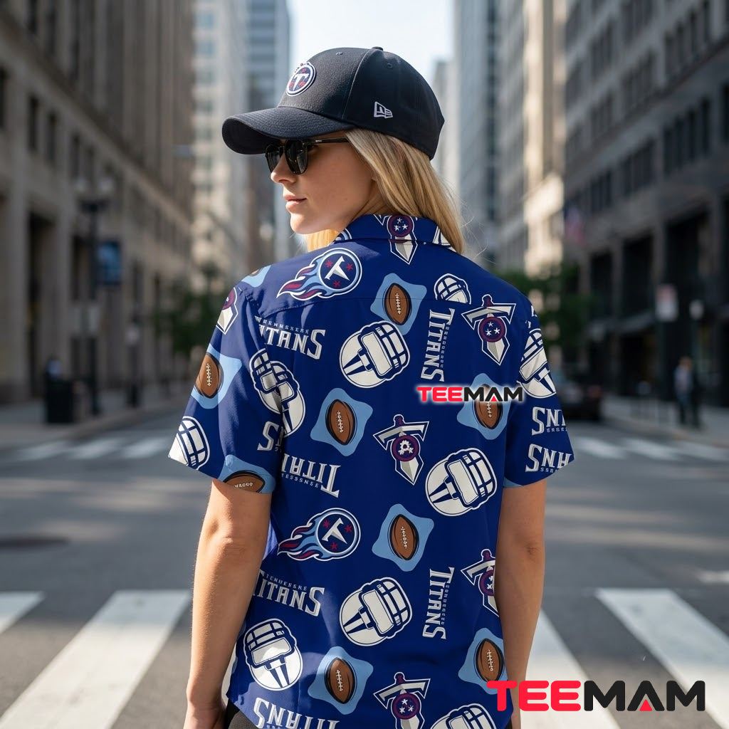 Tennessee Titans Tropical Shirt Football Helmet Version 3 Tennessee Titans Tropical Shirt Football Helmet Version 3