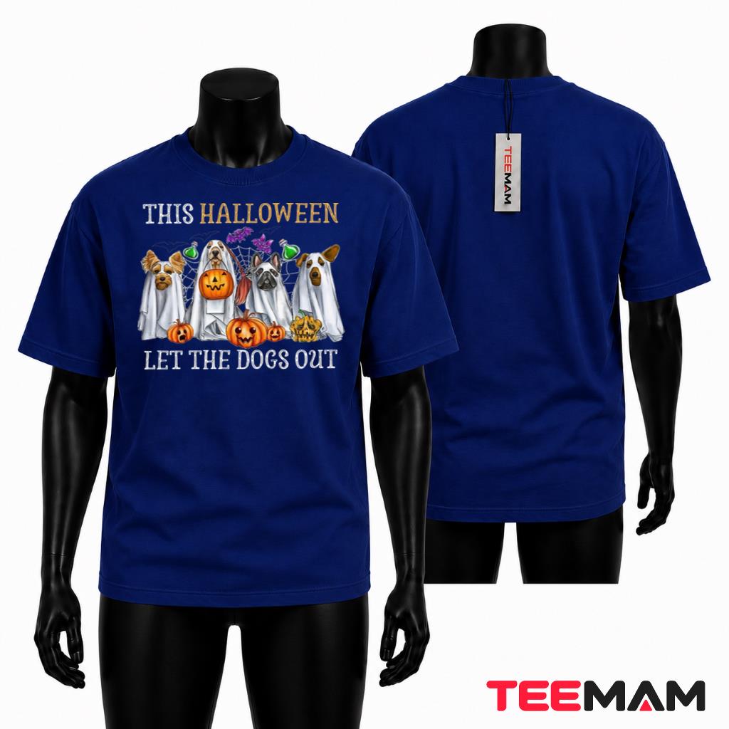 This Halloween Let The Dogs Out Ghost Pumpkin T-Shirt