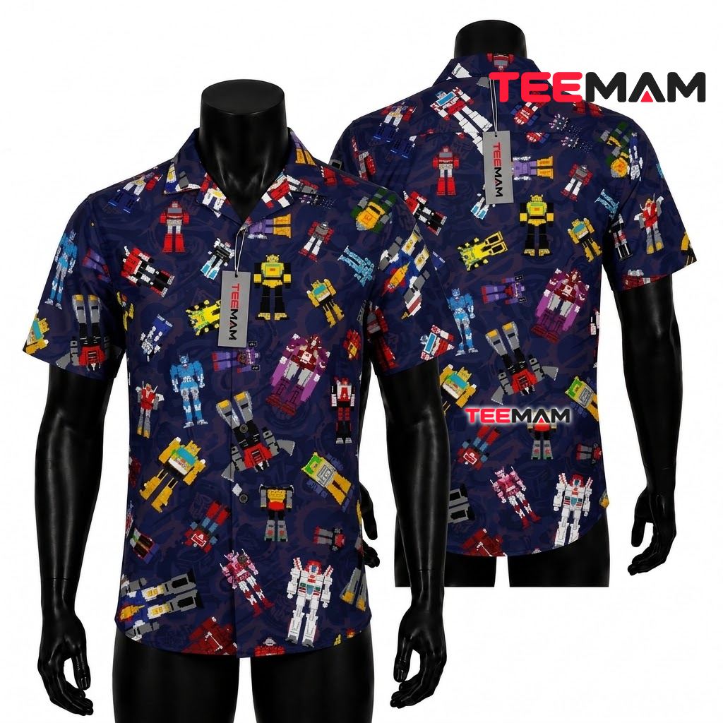 Atlanta Braves Aloha Shirt Baseball Grid