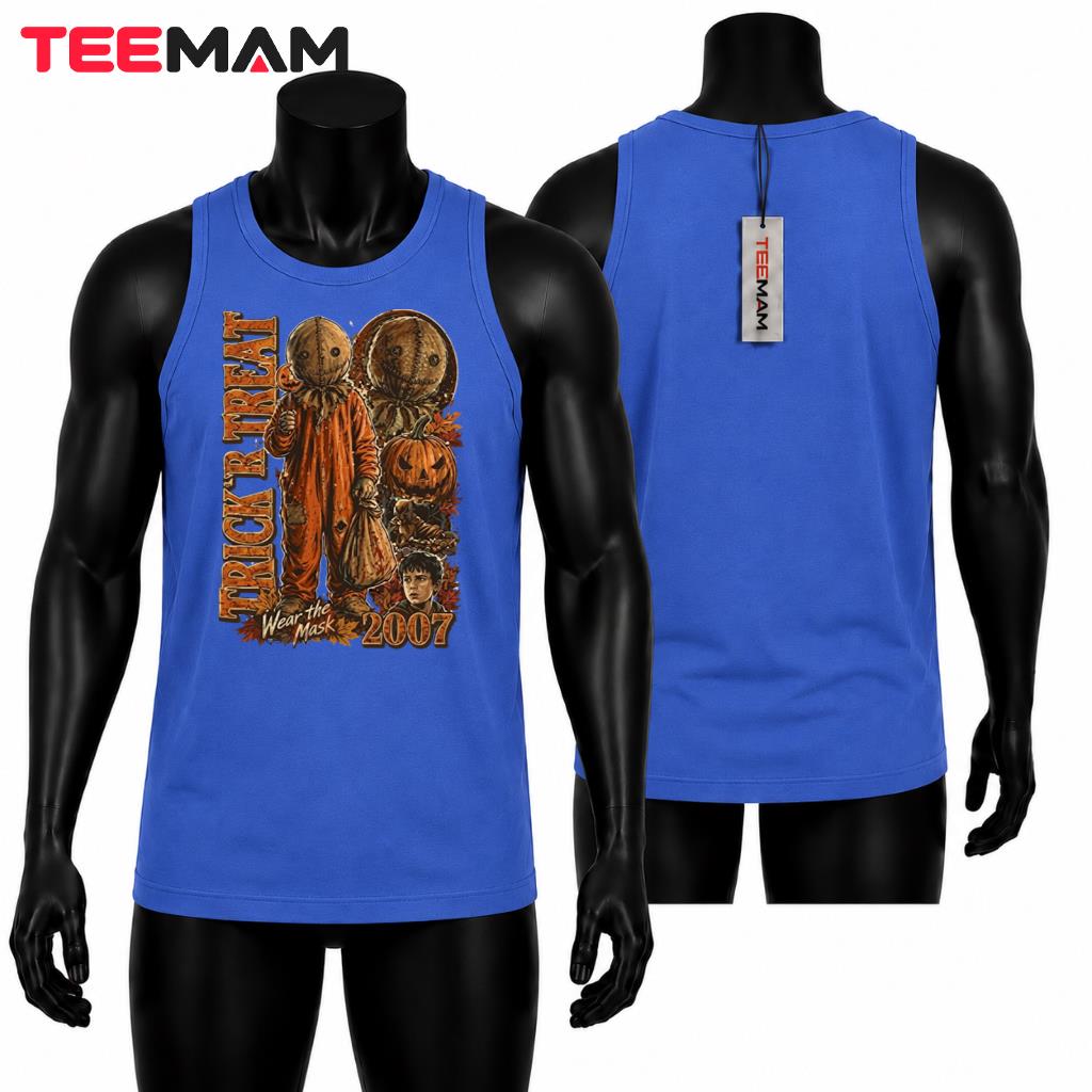 Trick r Treat Halloween Tank Top Sam Horror Movie Spooky Trick r Treat Halloween Tank Top Sam Horror Movie Spooky