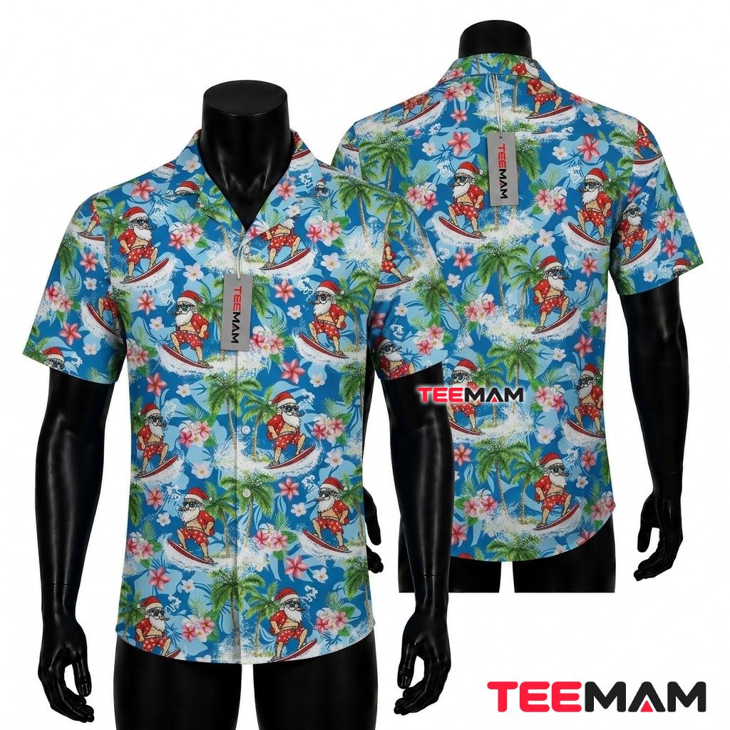 Milwaukee Brewers Hawaiian Shirt American Flag Floral