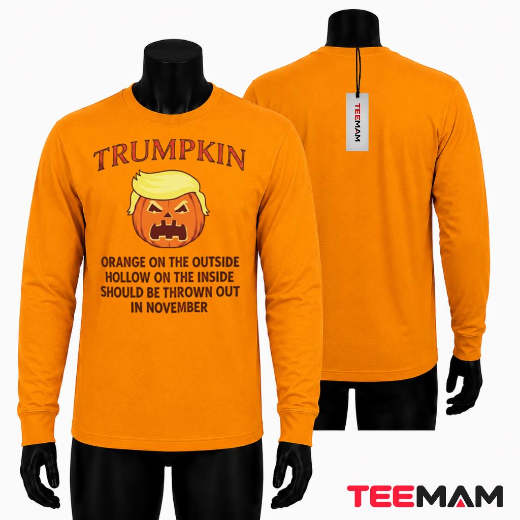 Trumpkin Orange Outside Hollow Inside Long Sleeve Trumpkin Orange Outside Hollow Inside Long Sleeve