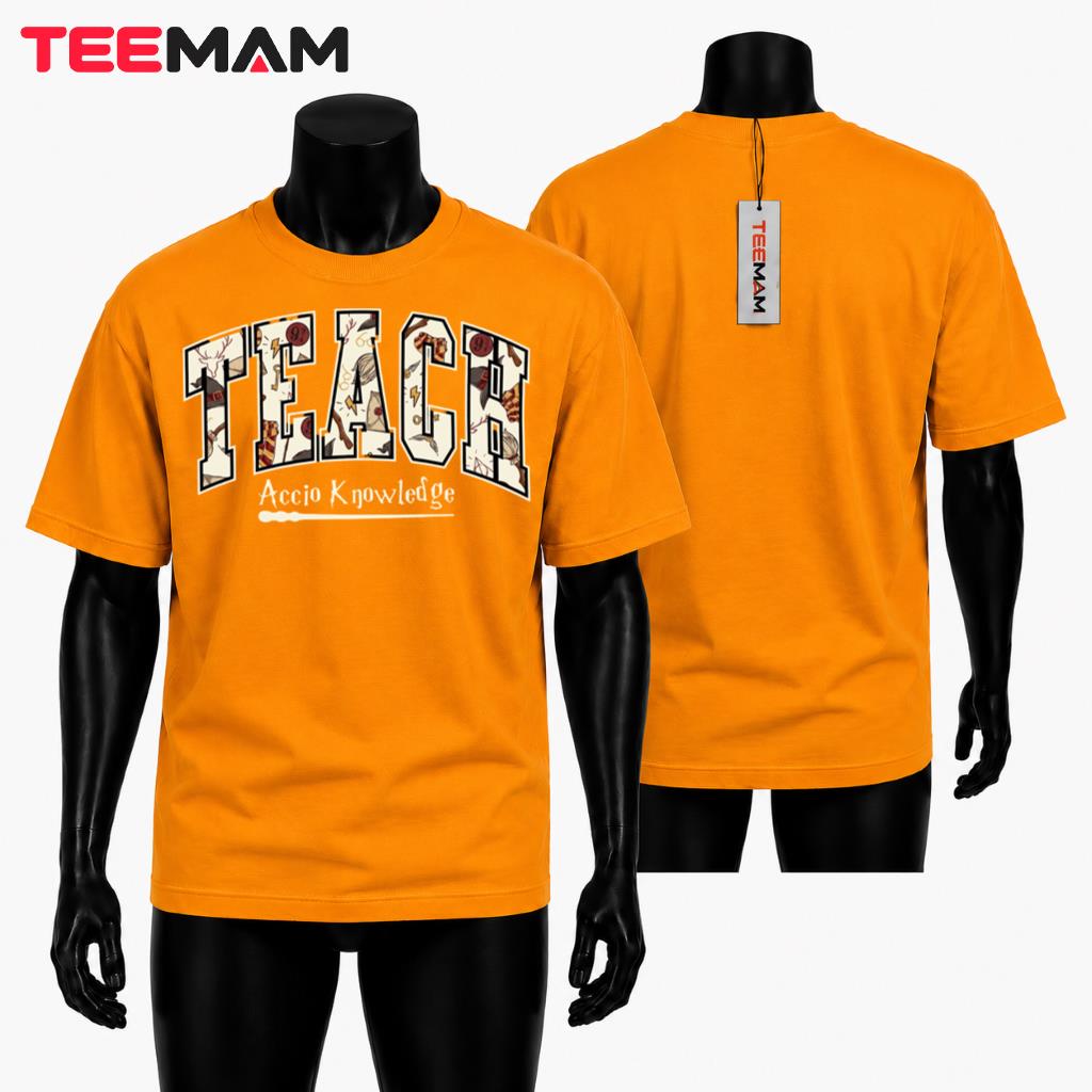 Wizard Teacher T-Shirt Accio Knowledge Magic