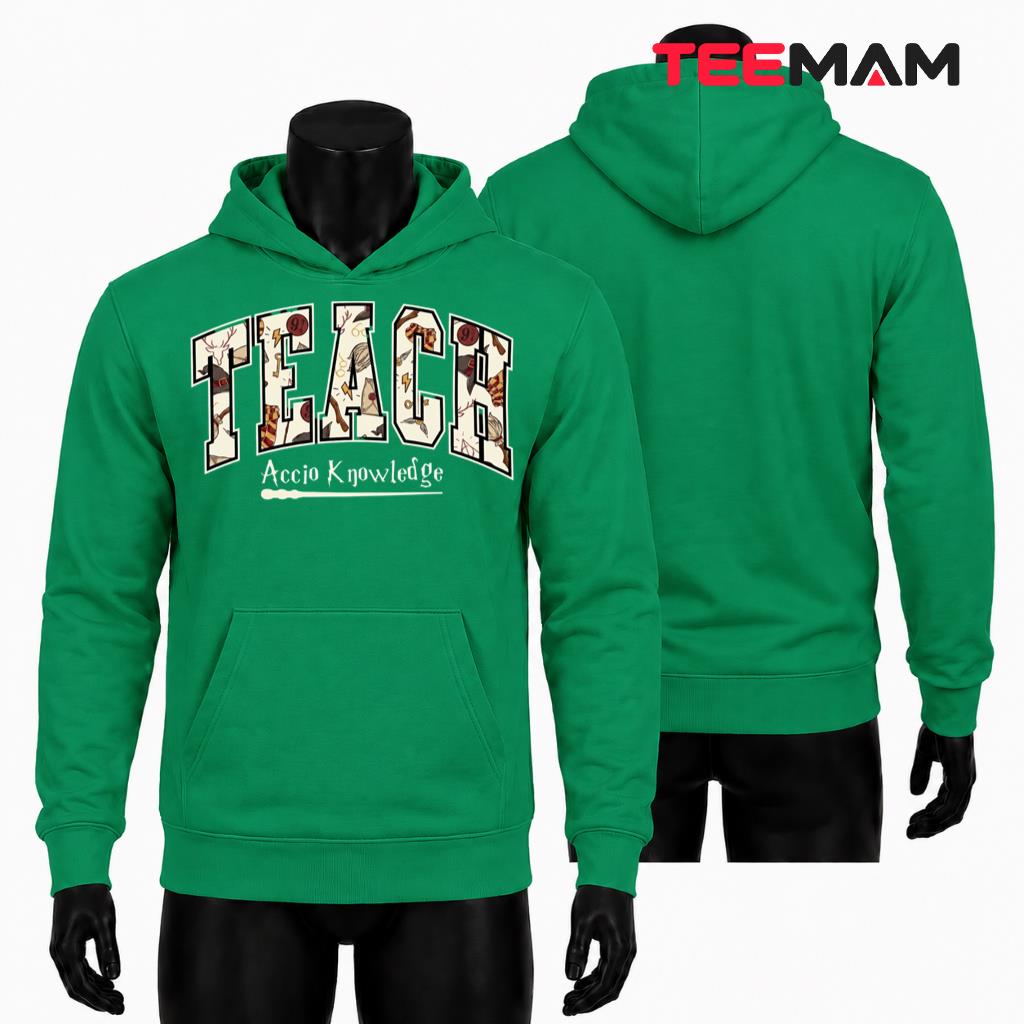 Wizard Teacher Hoodie Accio Knowledge Magic Wizard Teacher Hoodie Accio Knowledge Magic