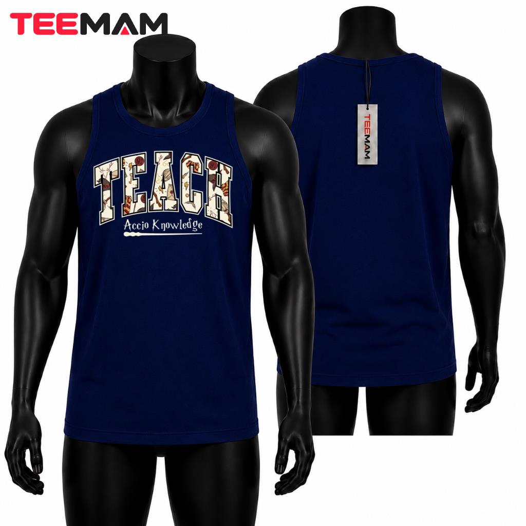 Wizard Teacher Tank Top Accio Knowledge Magic Wizard Teacher Tank Top Accio Knowledge Magic