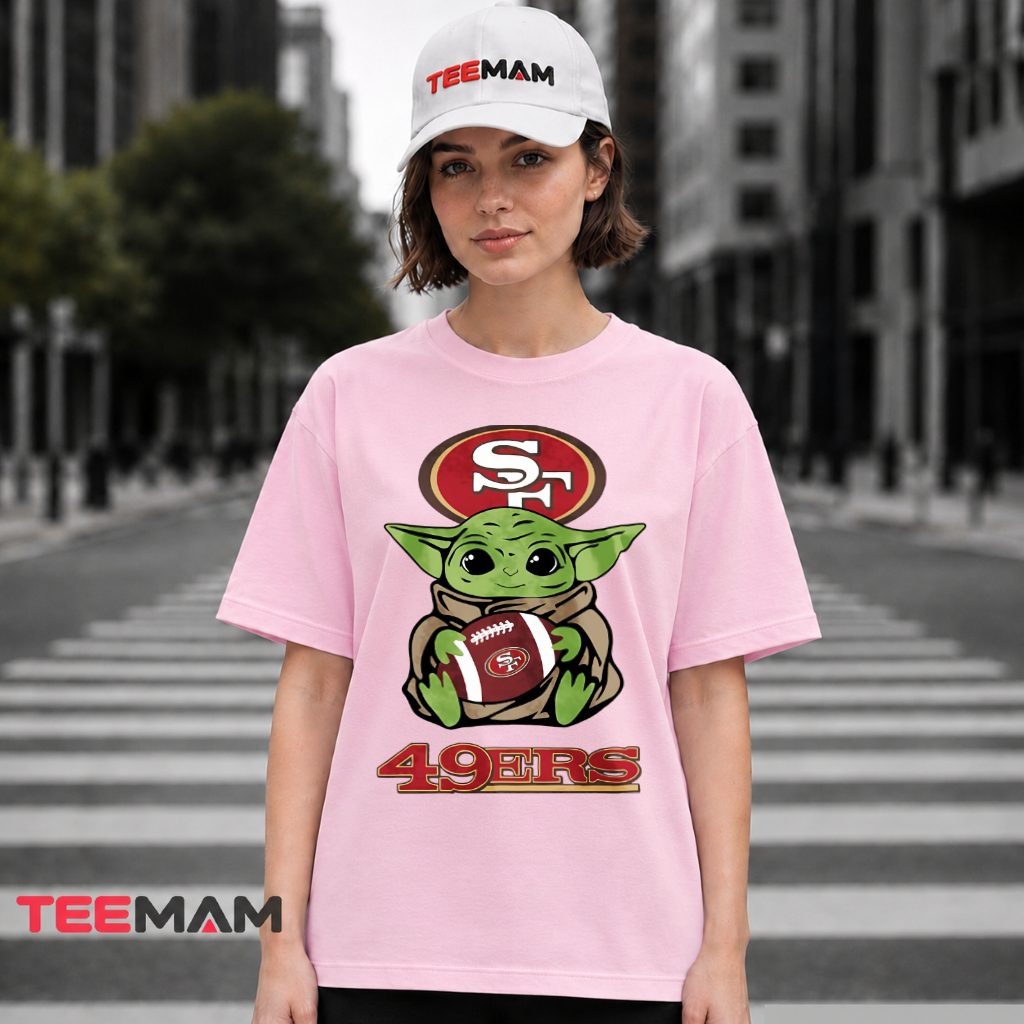 49ers Baby Yoda Football Fan T-Shirt