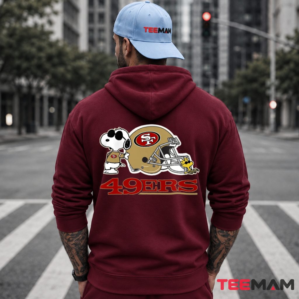 49ers Snoopy Woodstock Football Helmet Hoodie 49ers Snoopy Woodstock Football Helmet Hoodie