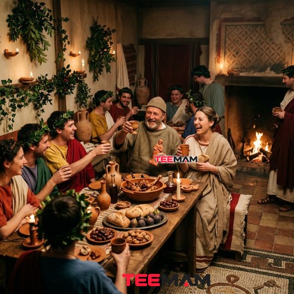 The Meaning Behind Christmas Colors: Why Red and Green Became Traditional 17 Ancient Roman Saturnalia Winter Festival Celebration
