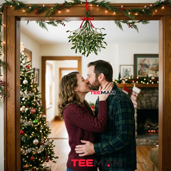 Christmas Mistletoe Tradition Real Life Christmas Moment