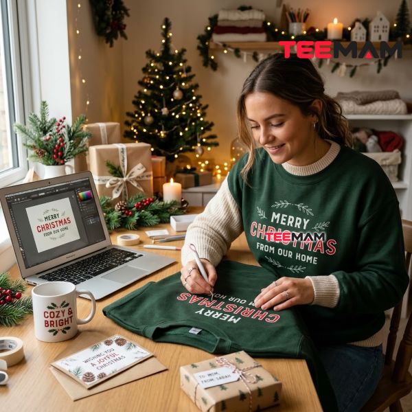 Christmas Quote Holiday Merch Design