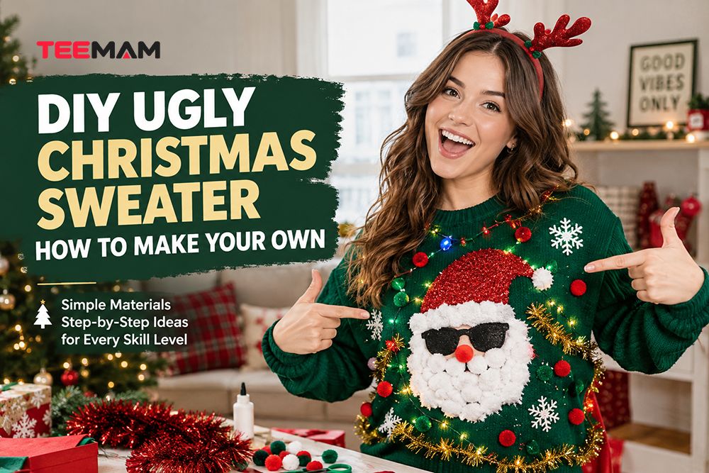 DIY Ugly Christmas Sweater How to Make Your Own