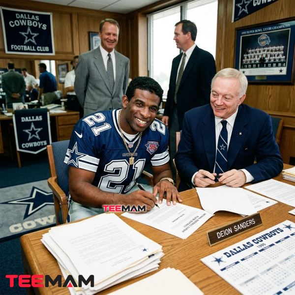 Deion Sanders Dallas Cowboys Contract