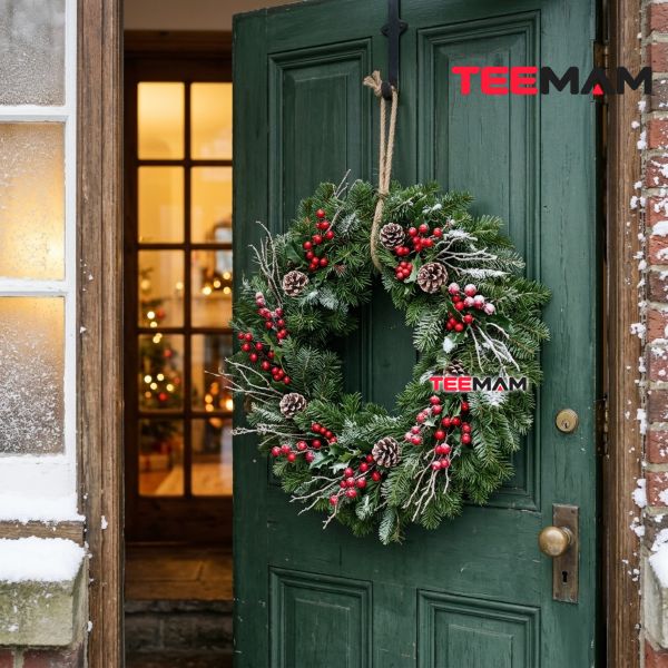 Classic Christmas Symbols and What They Mean 17 Evergreen Christmas Wreath Symbolizing Continuity And Welcome