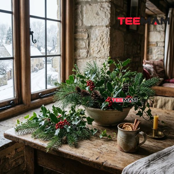 The Meaning Behind Christmas Colors: Why Red and Green Became Traditional 16 Evergreen Holly And Ivy Winter Christmas Tradition