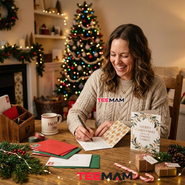 Funny Christmas Card Writing Holiday Message