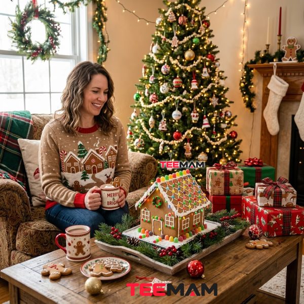 Gingerbread House Christmas Holiday Decor Tradition