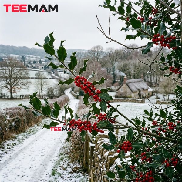 Holly Evergreen Winter Tradition In Europe