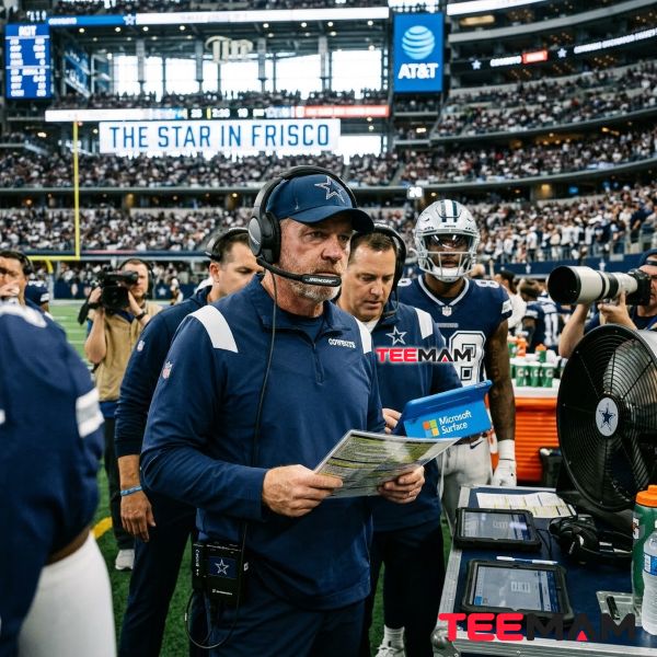 Modern Dallas Cowboys Coaching Era Sideline