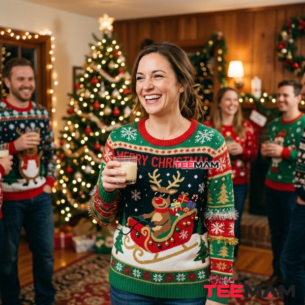 Ready To Wear Ugly Christmas Sweater Holiday Party
