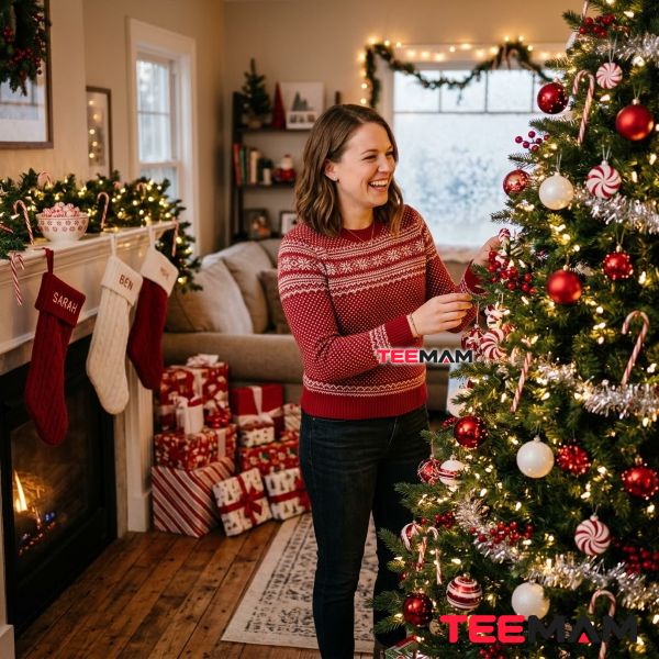 Candy Cane Lane Christmas Lights and the Sweet History Behind Them 14 Red And White Candy Cane Christmas Holiday Apparel Style