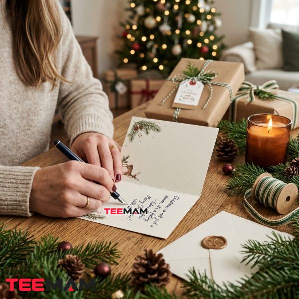 Writing Meaningful Christmas Quotes Card