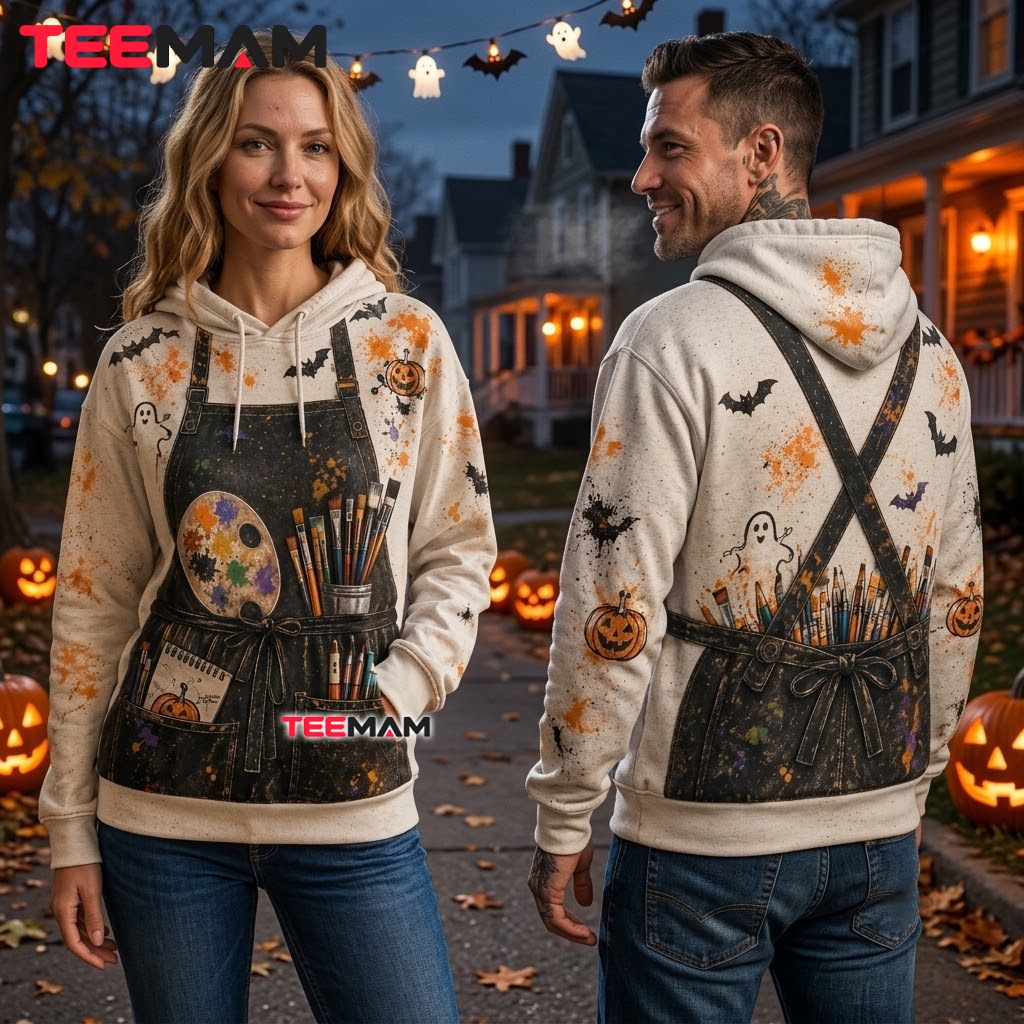 Artist Halloween 3D Hoodie Back Artist Halloween 3D Hoodie Back