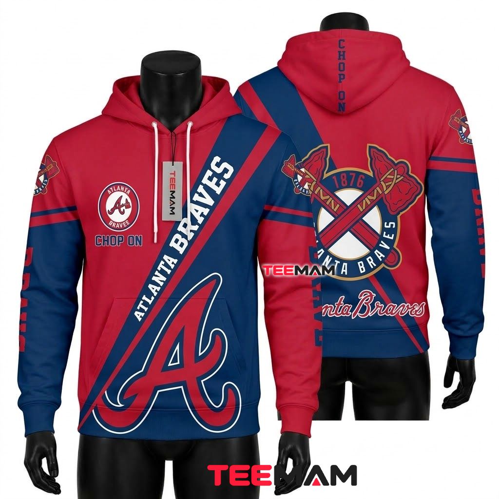 Atlanta Braves All Over Print 3D Hoodie Baby Groot Baseball