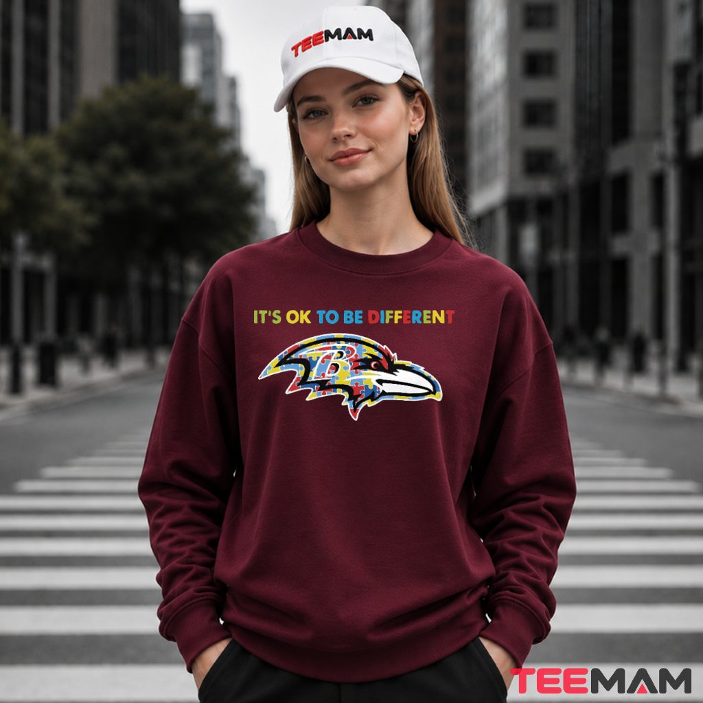 Baltimore Ravens Autism Awareness Puzzle Long Sleeve Baltimore Ravens Autism Awareness Puzzle Long Sleeve