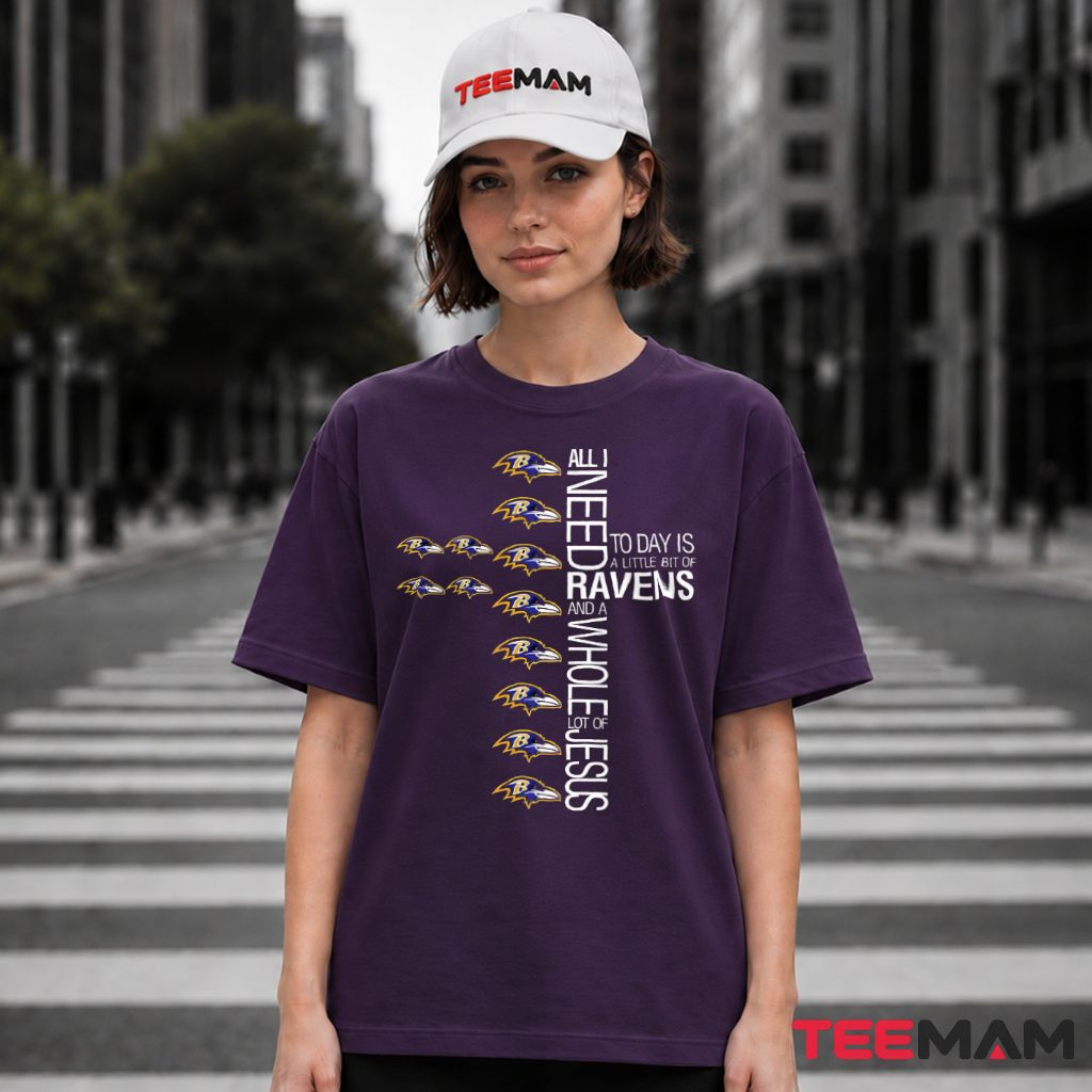 Baltimore Ravens Cross Jesus Faith T-Shirt