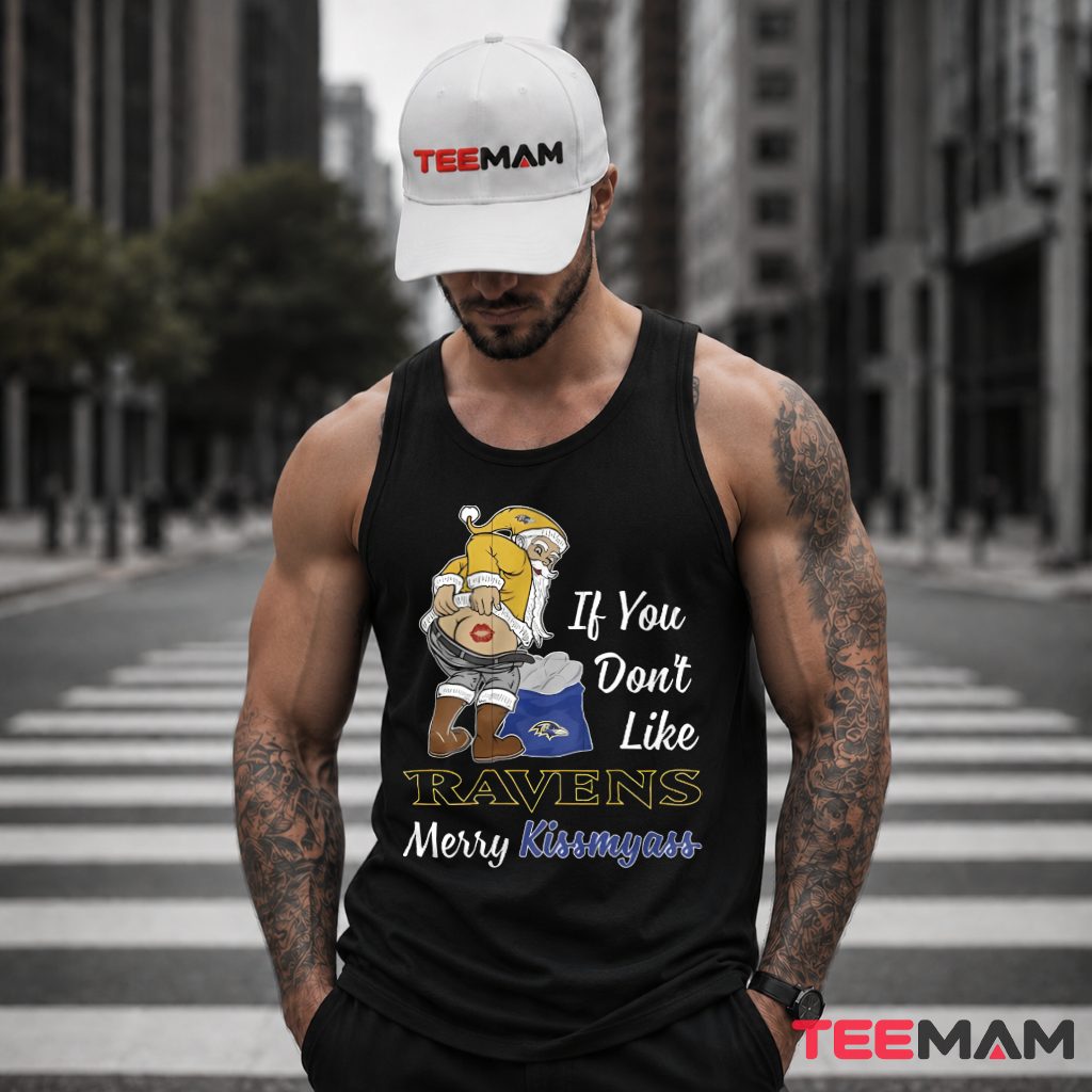 Baltimore Ravens Funny Santa Christmas Tank Top Baltimore Ravens Funny Santa Christmas Tank Top