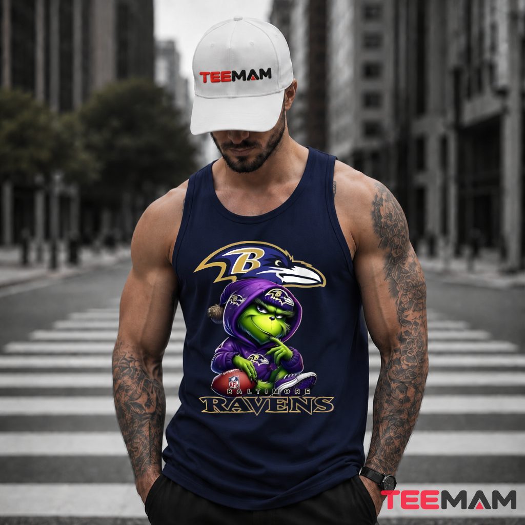 Baltimore Ravens Grinch Football Hoodie Hoodie Baltimore Ravens Grinch Football Hoodie Hoodie