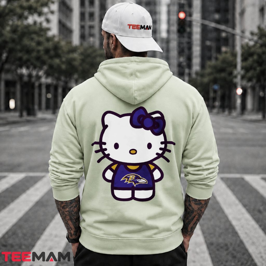 Baltimore Ravens Hello Kitty Bow Hoodie Baltimore Ravens Hello Kitty Bow Hoodie