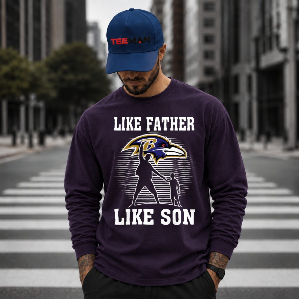 Baltimore Ravens Like Father Like Son Long Sleeve Baltimore Ravens Like Father Like Son Long Sleeve