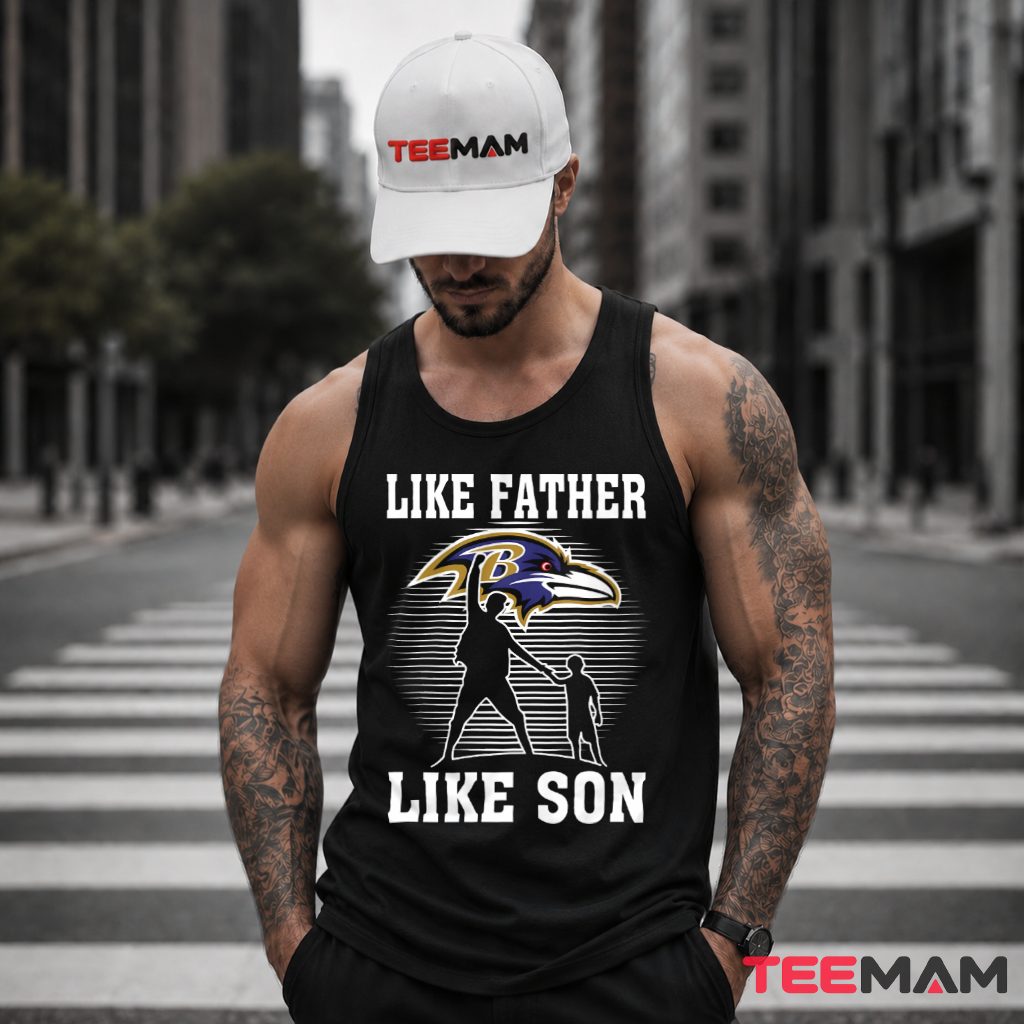 Baltimore Ravens Like Father Like Son Tank Top Baltimore Ravens Like Father Like Son Tank Top