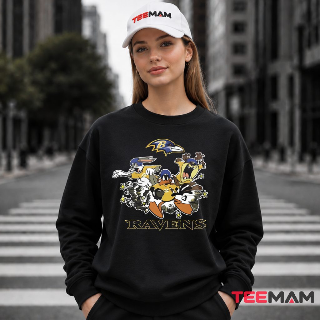 Baltimore Ravens Looney Tunes Squad Long Sleeve Baltimore Ravens Looney Tunes Squad Long Sleeve