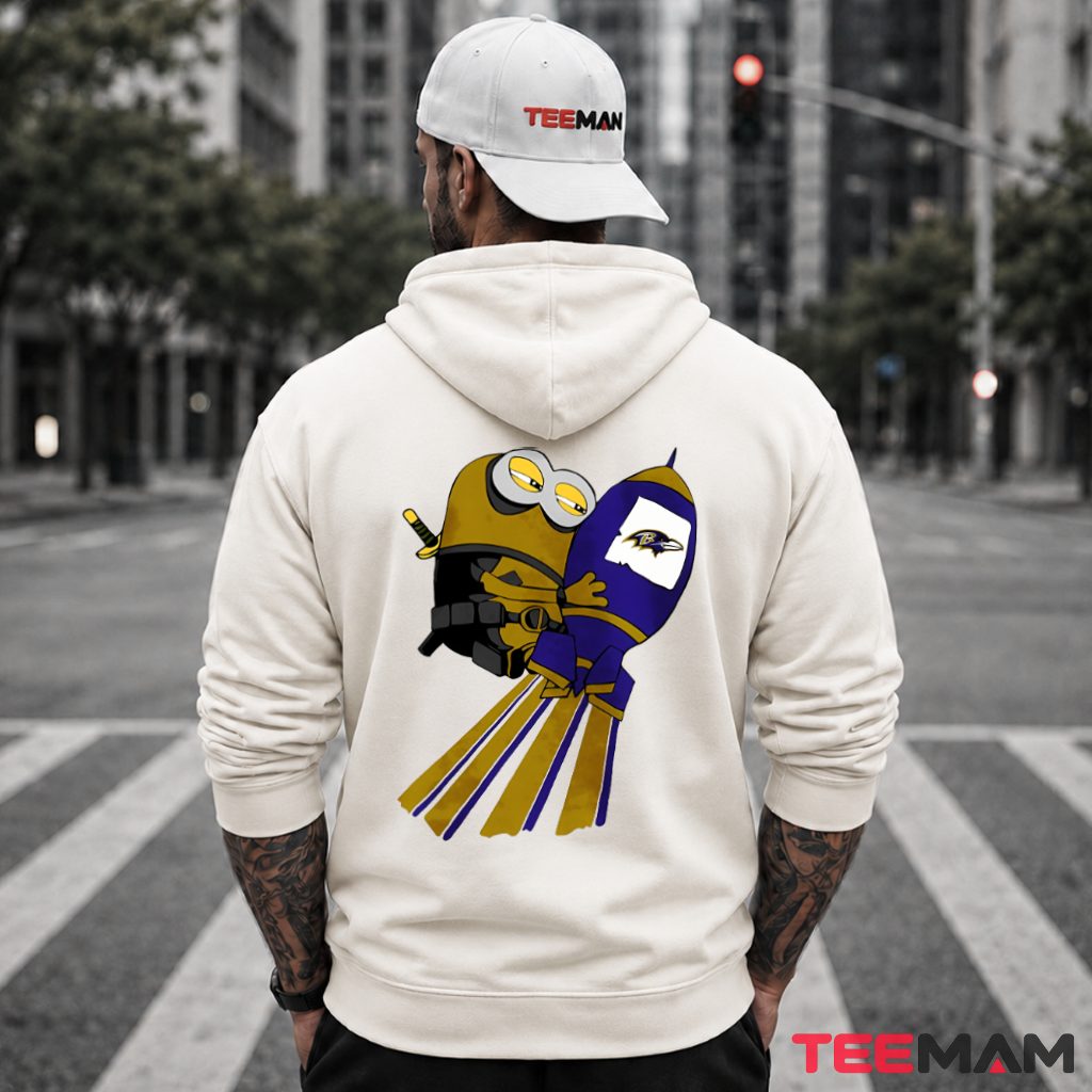 Baltimore Ravens Minion Football Rocket Hoodie Baltimore Ravens Minion Football Rocket Hoodie