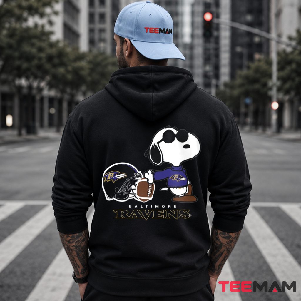 Baltimore Ravens Snoopy Cool Sunglasses Hoodie Baltimore Ravens Snoopy Cool Sunglasses Hoodie