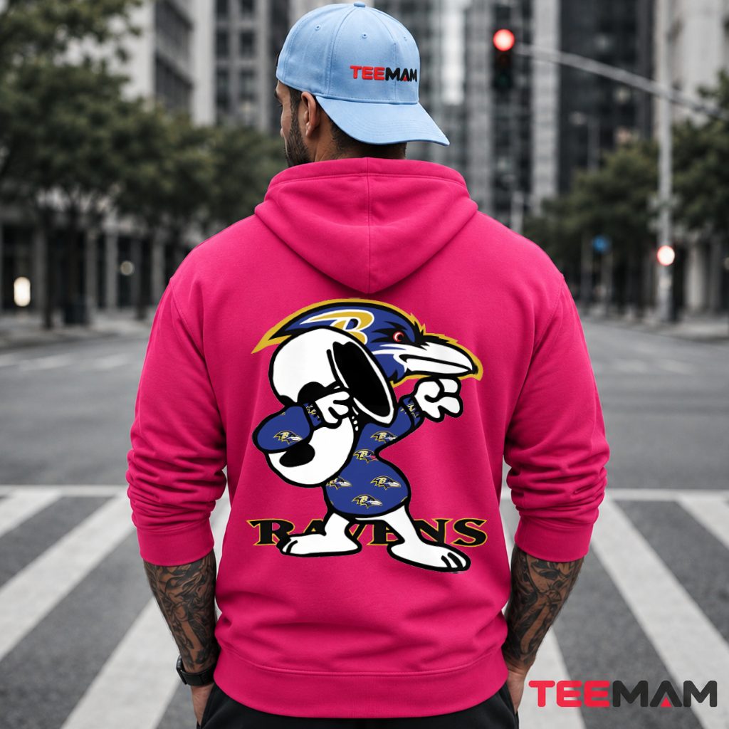 Baltimore Ravens Snoopy Dabbing Hoodie Baltimore Ravens Snoopy Dabbing Hoodie