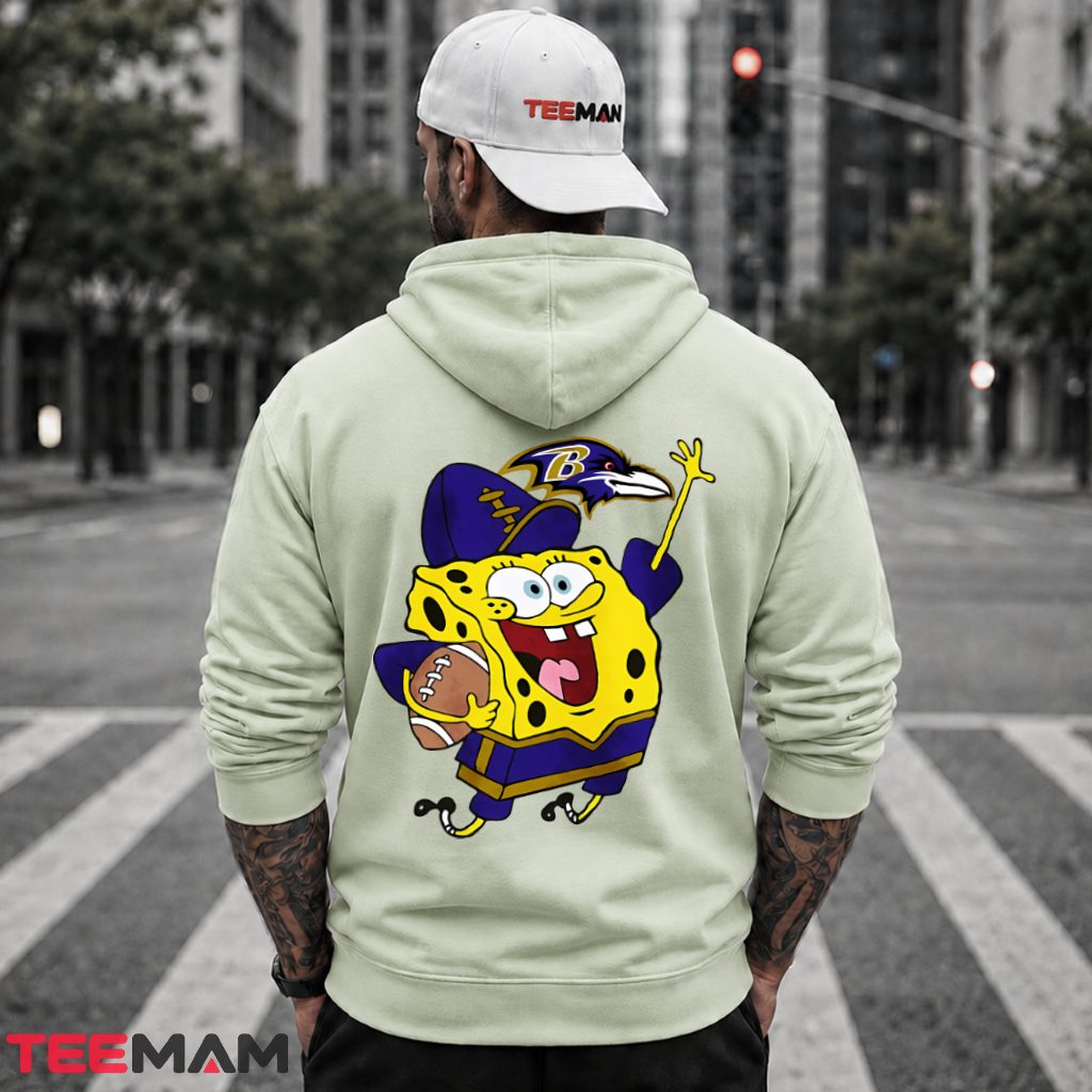 Baltimore Ravens Spongebob Football Hoodie Baltimore Ravens Spongebob Football Hoodie