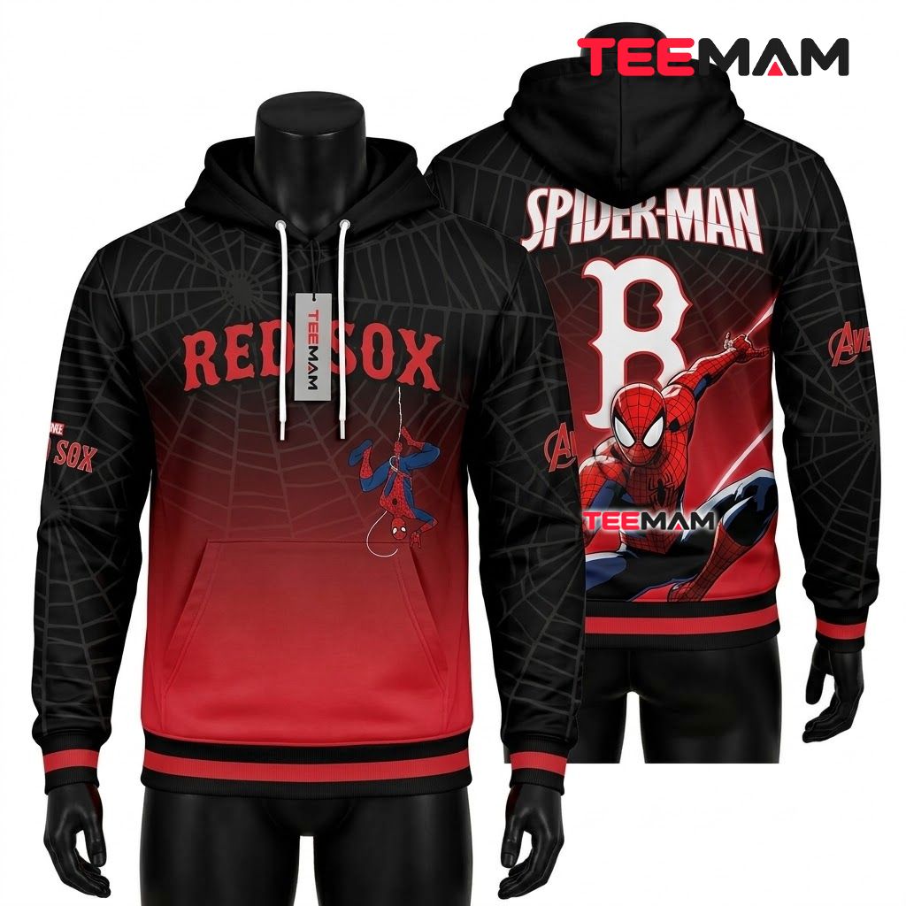 Boston Red Sox 3D Hoodie Split Custom