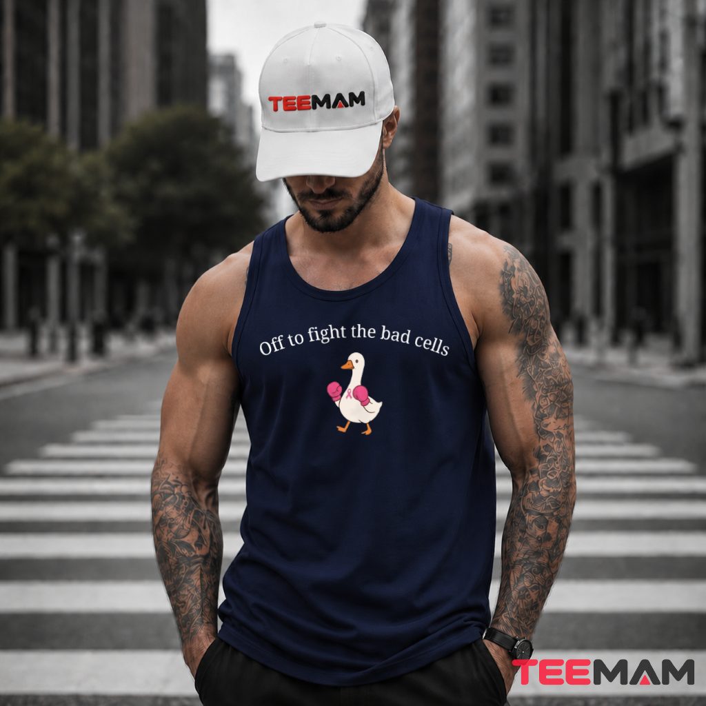 Boxing Duck Off To Fight Bad Cells Cancer Awareness Tank Top Boxing Duck Off To Fight Bad Cells Cancer Awareness Tank Top