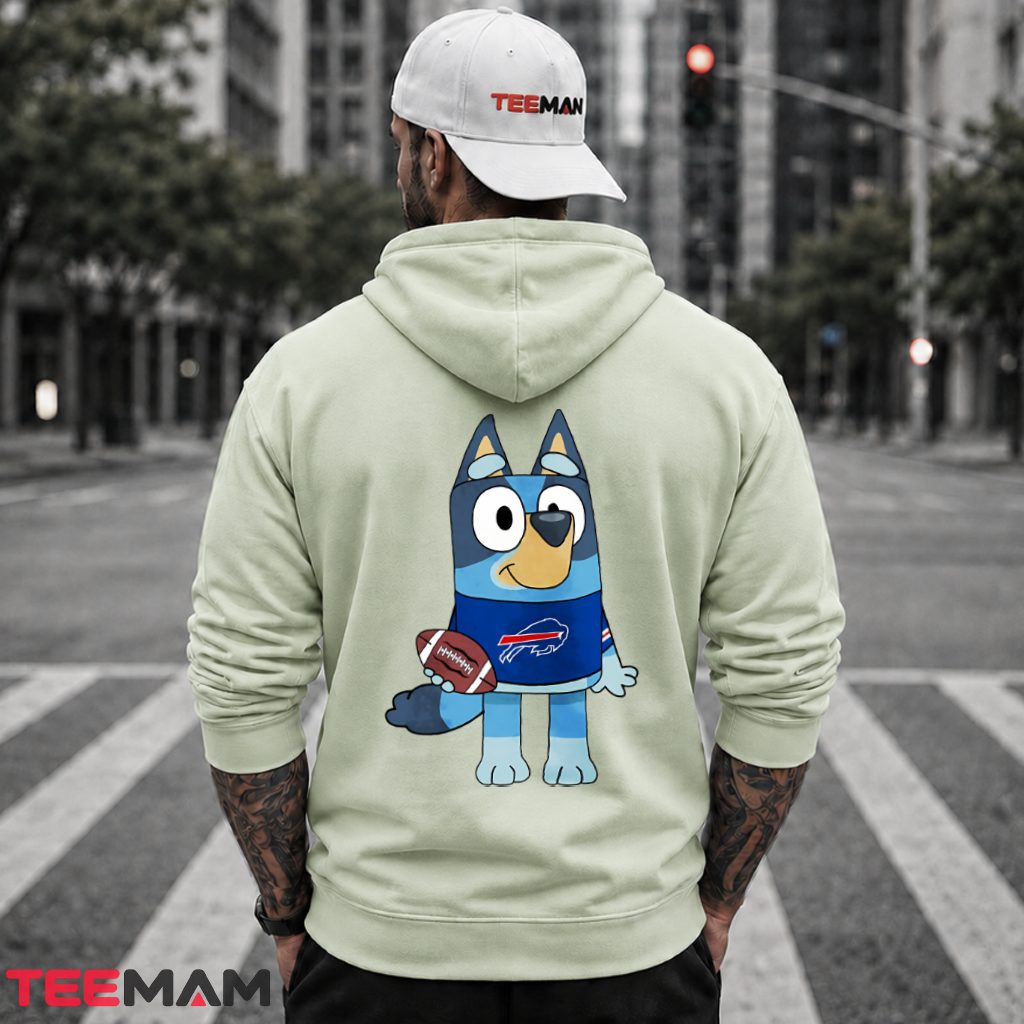 Buffalo Bills Bluey Football Hoodie Buffalo Bills Bluey Football Hoodie