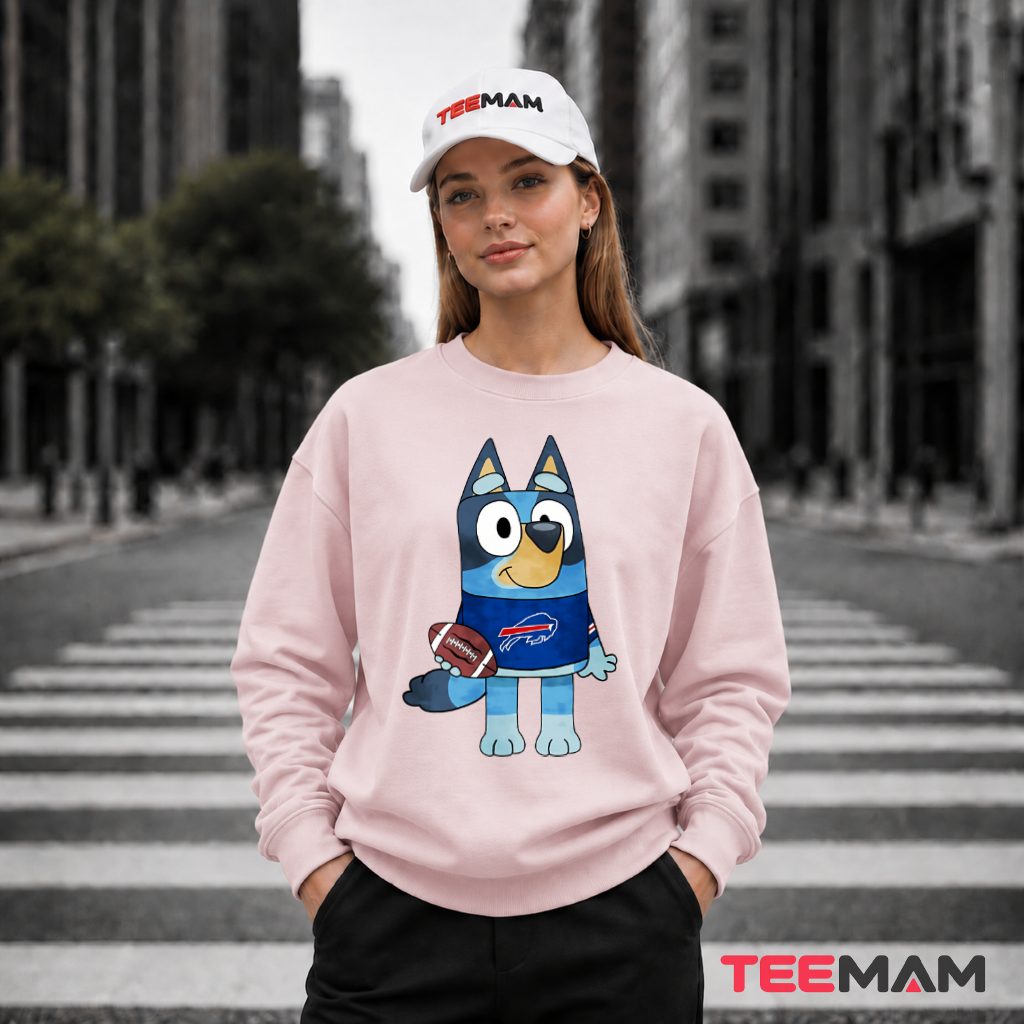 Buffalo Bills Bluey Football Long Sleeve Buffalo Bills Bluey Football Long Sleeve