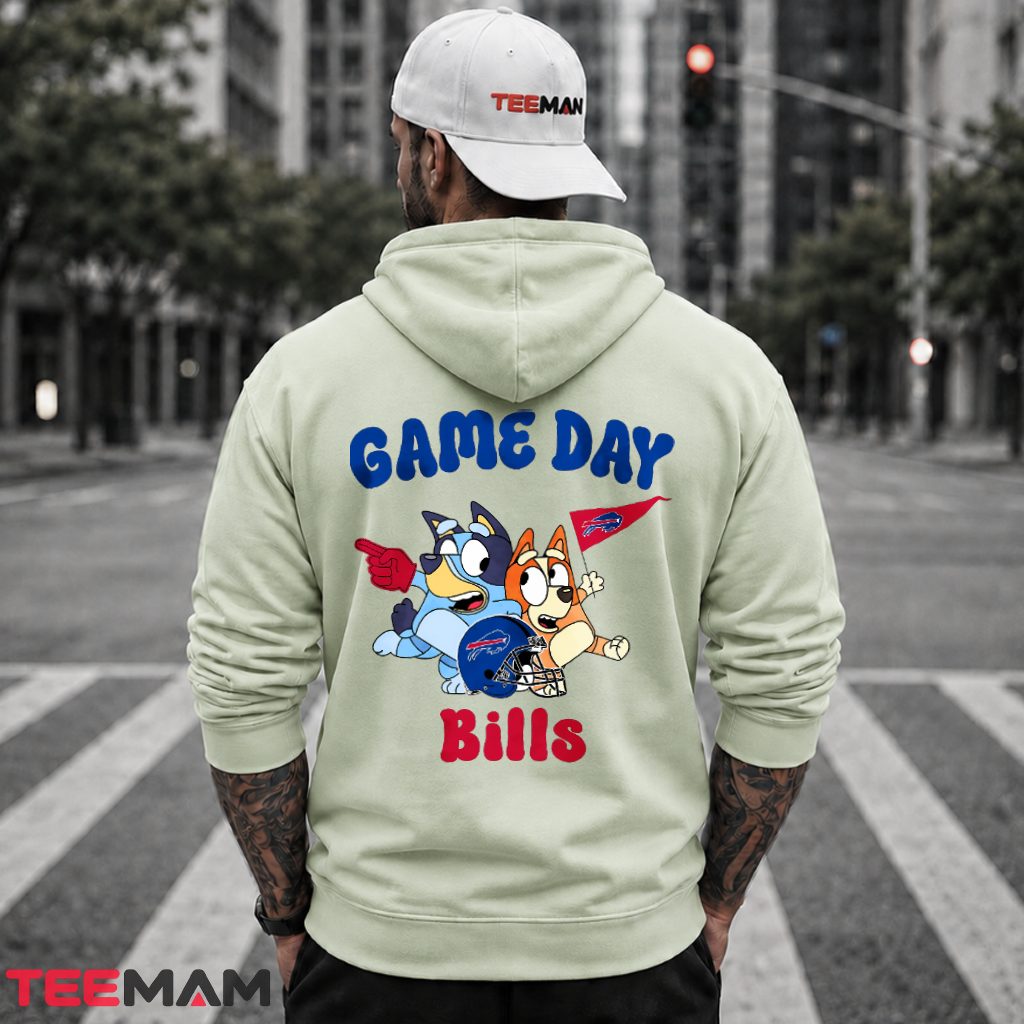 Buffalo Bills Bluey Game Day Helmet Hoodie Buffalo Bills Bluey Game Day Helmet Hoodie