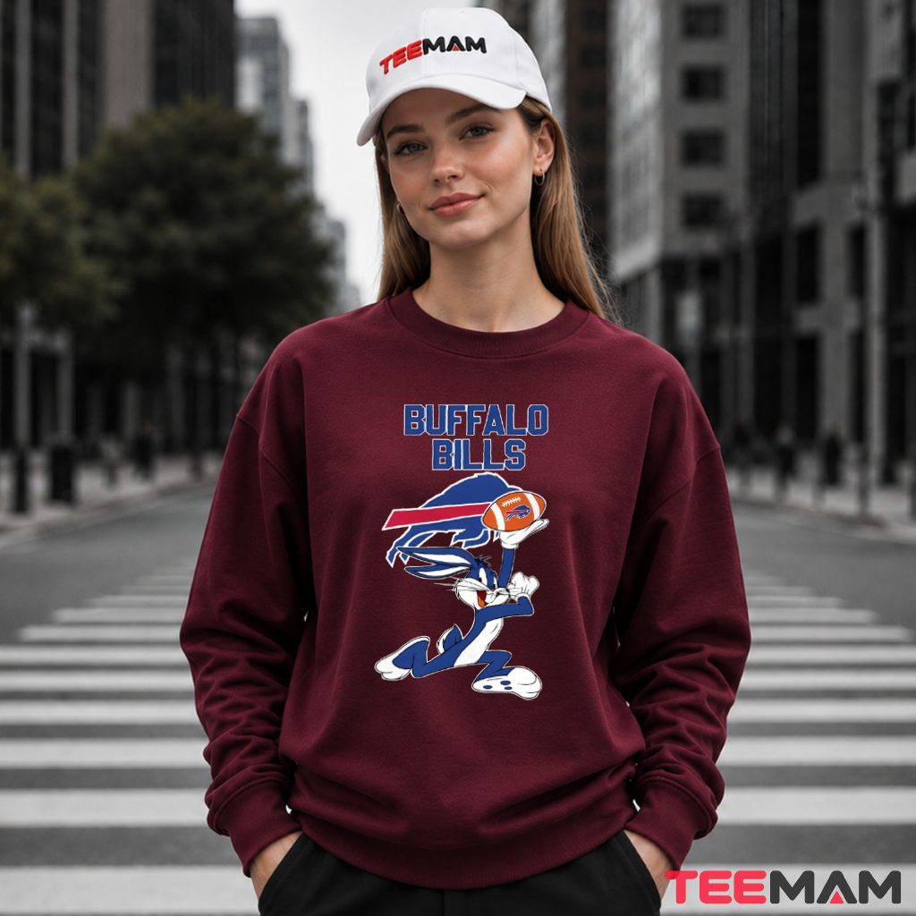Buffalo Bills Bugs Bunny Football Long Sleeve Buffalo Bills Bugs Bunny Football Long Sleeve